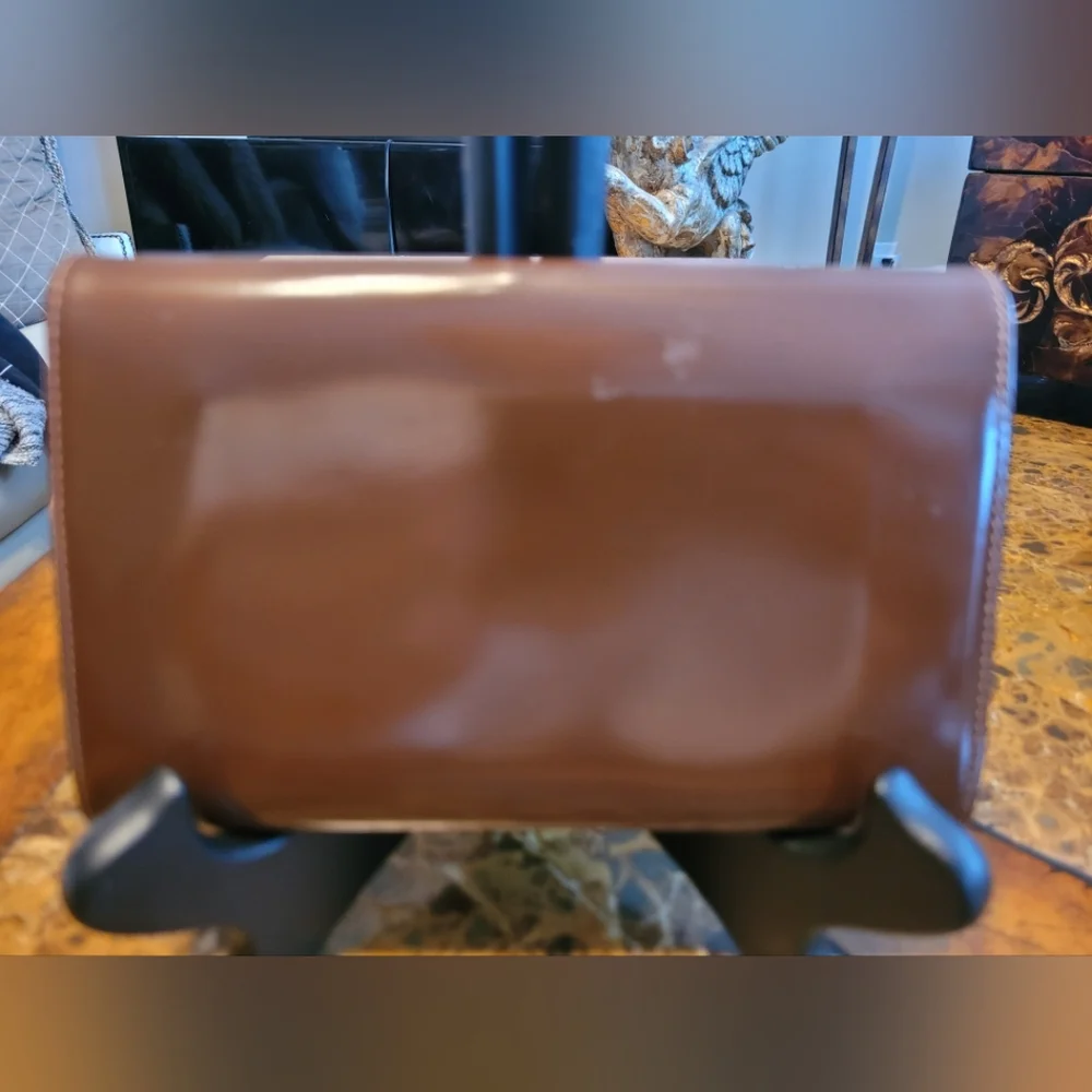 Versace Brown Leather Men's Bag - Picture 2 of 6